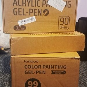 3 Sets of Languo Gel-Pens- Two 90 and One 99 Colors
